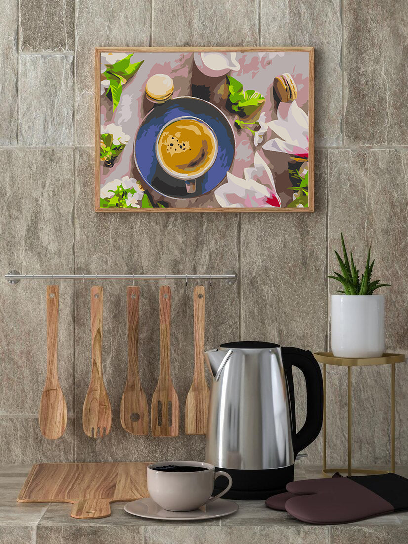 Malen nach Zahlen - Kaffee und Süßigkeiten 4565