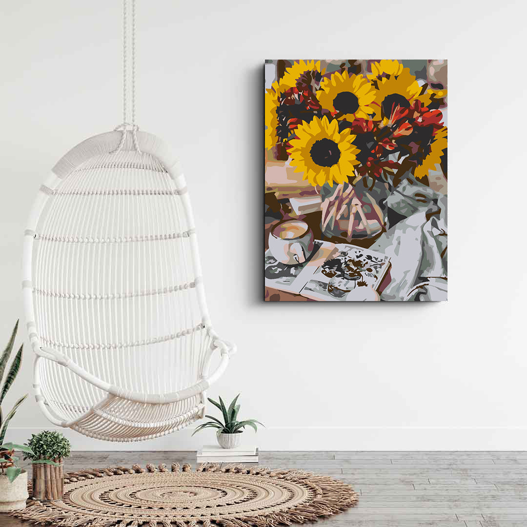 Malen nach Zahlen - Sonnenblume 4566