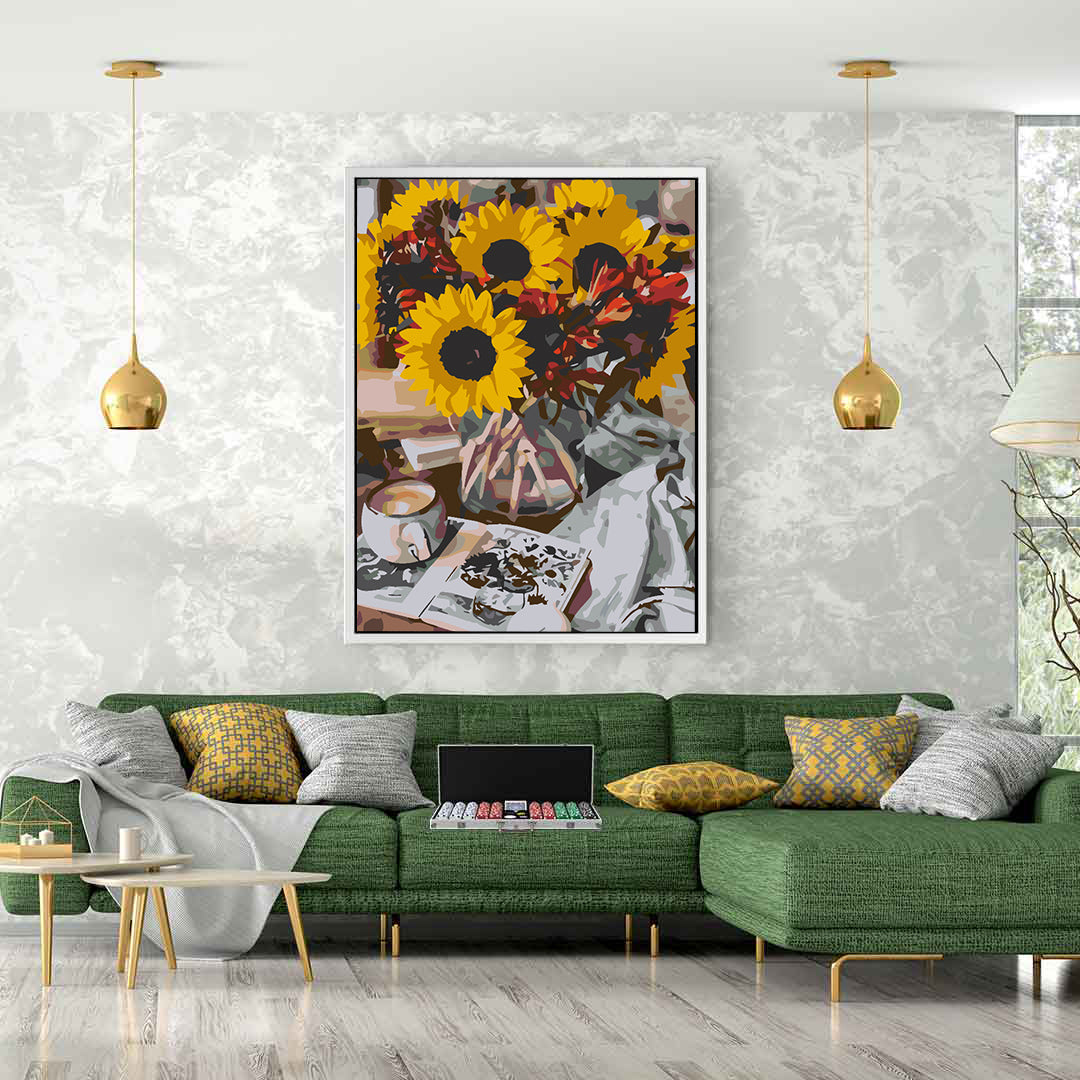 Malen nach Zahlen - Sonnenblume 4566