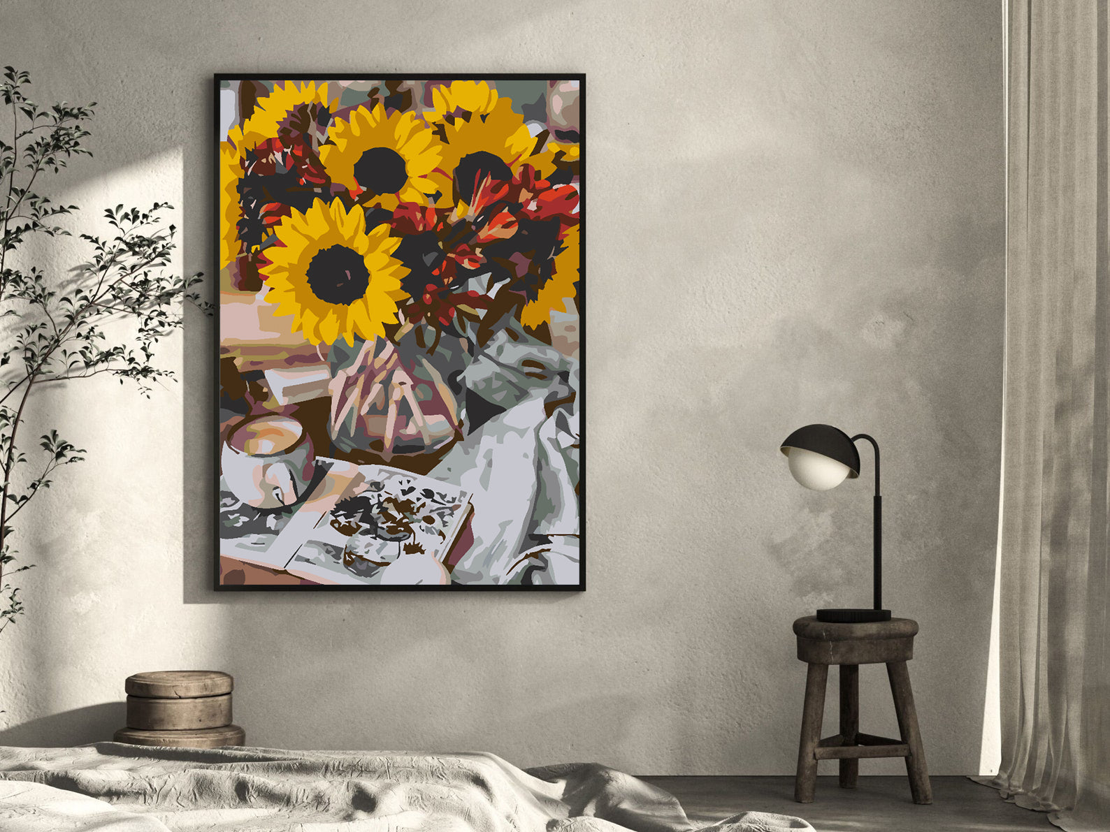 Malen nach Zahlen - Sonnenblume 4566