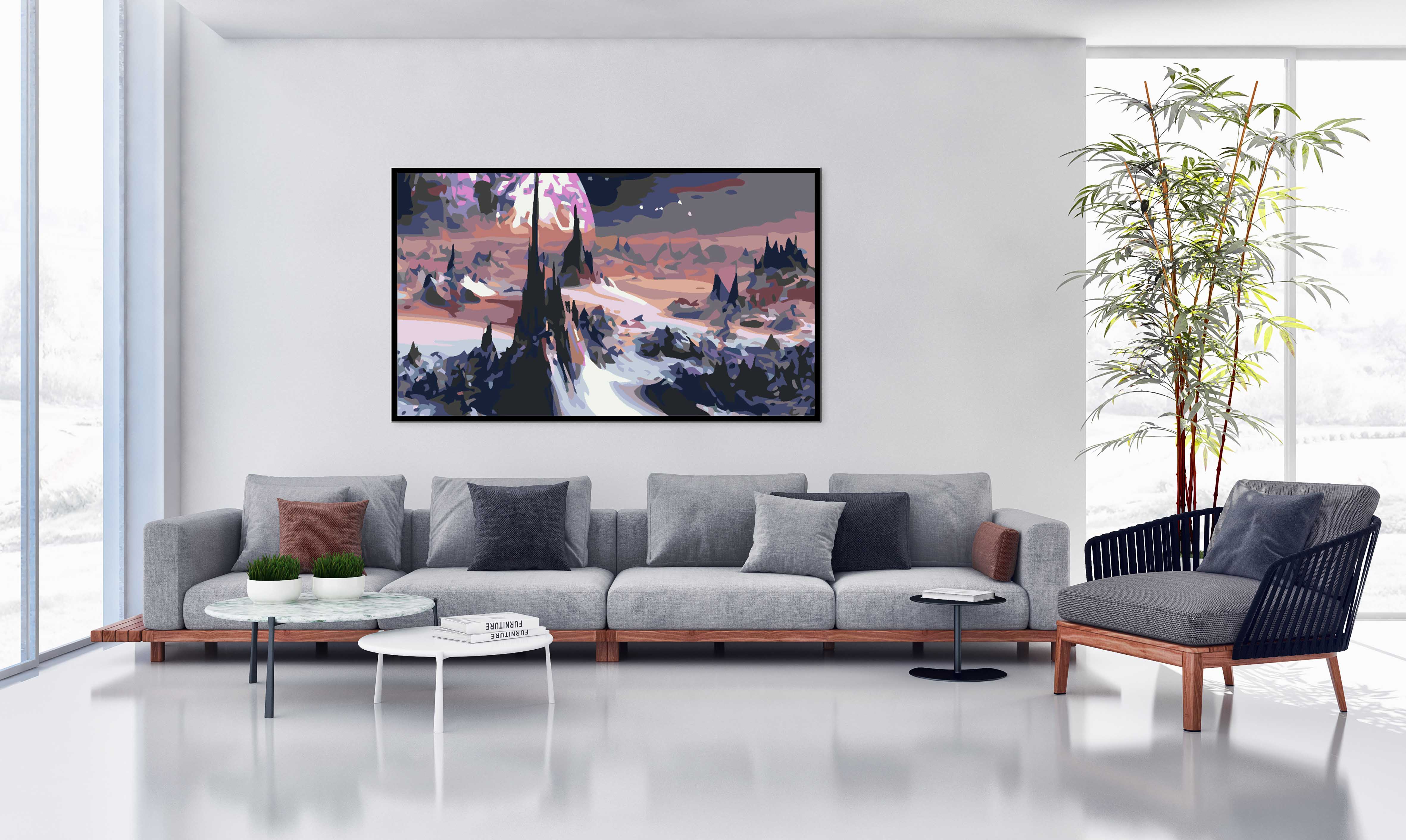 Pictura pe numere - Cosmos 4567