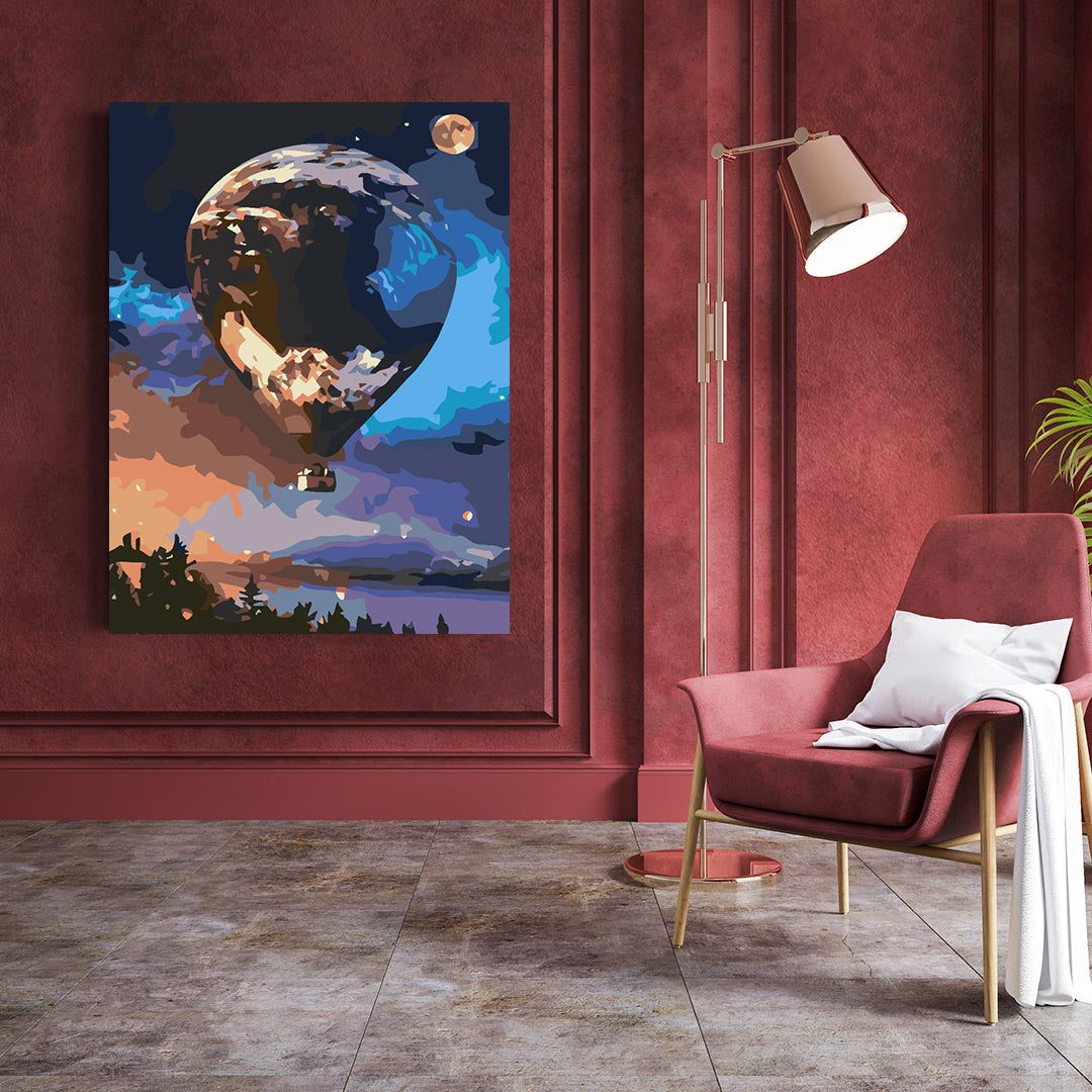 Pictura pe numere - Balon cu Aer Cald 4570