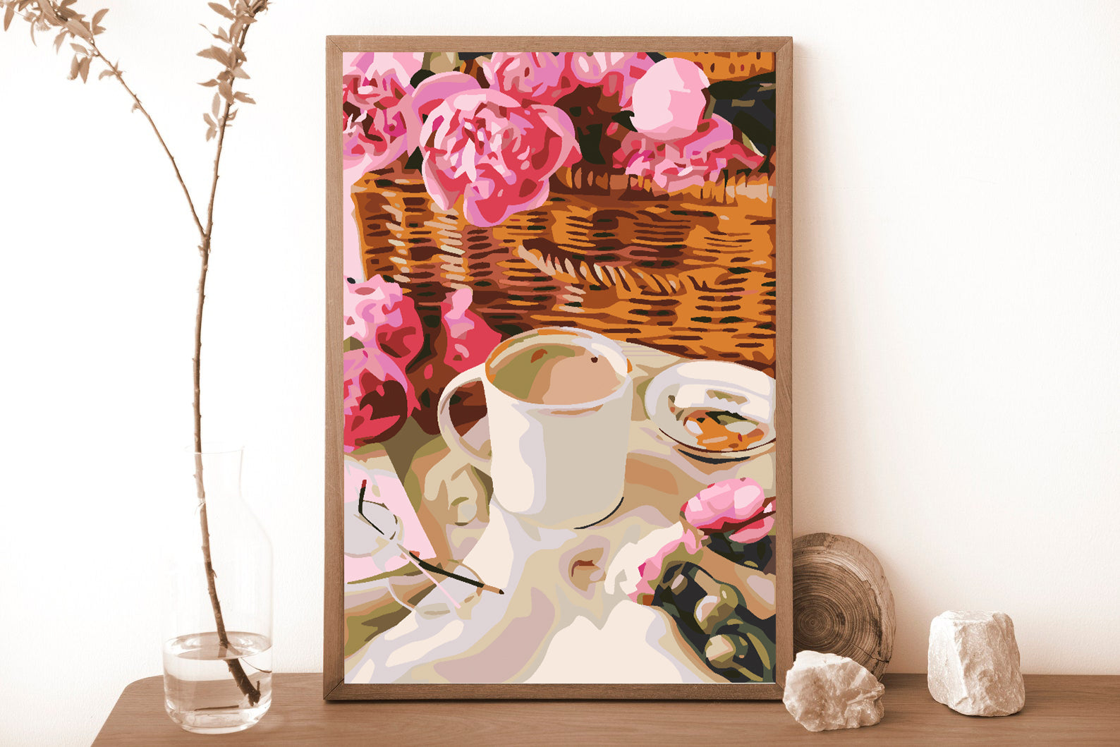 Malen nach Zahlen - Kaffee und Süßigkeiten 4571