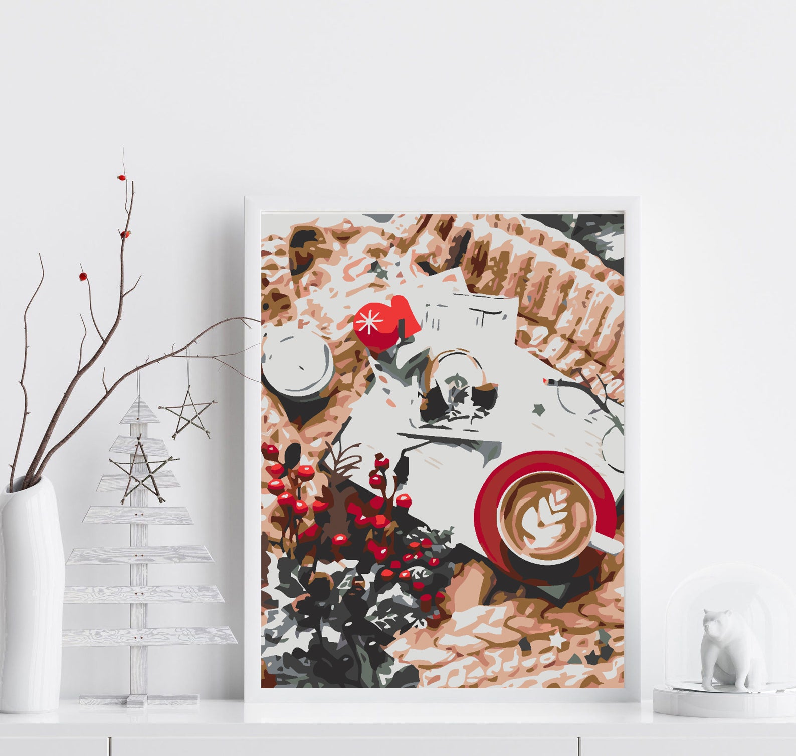 Malen nach Zahlen - Weihnachtssüßigkeiten 4572