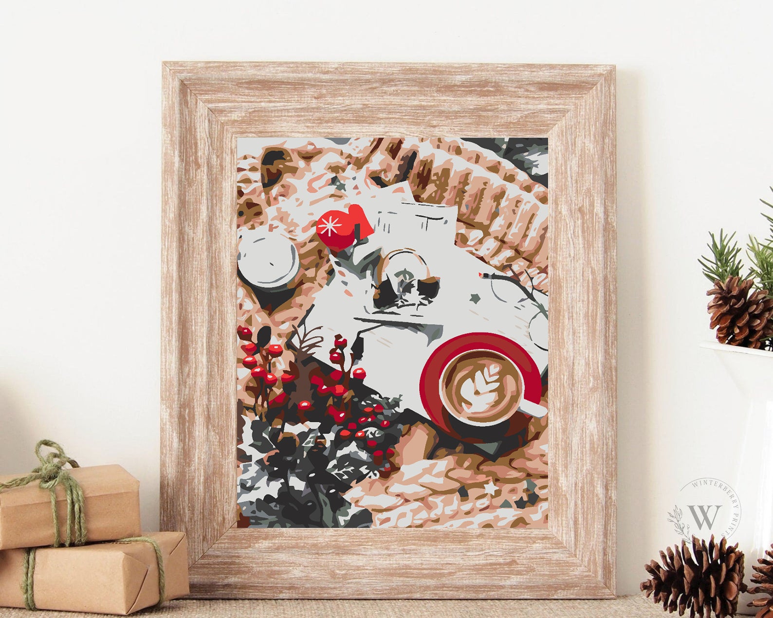 Malen nach Zahlen - Weihnachtssüßigkeiten 4572