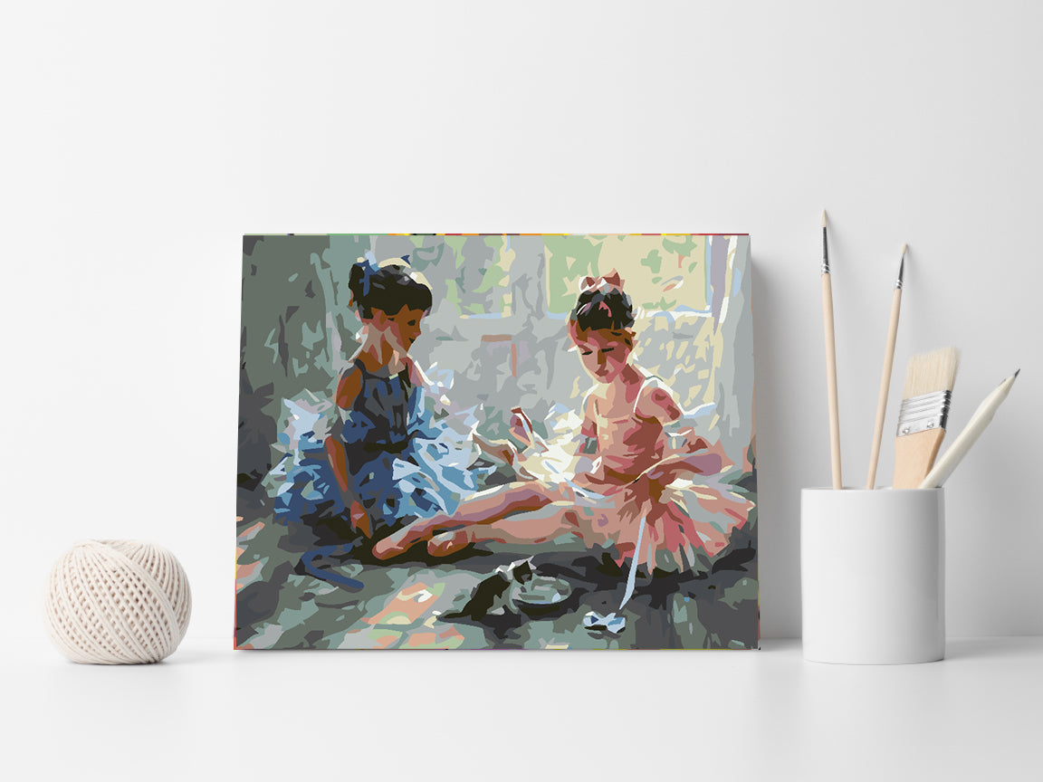 Malen nach Zahlen - Zwei Ballerinas 4577