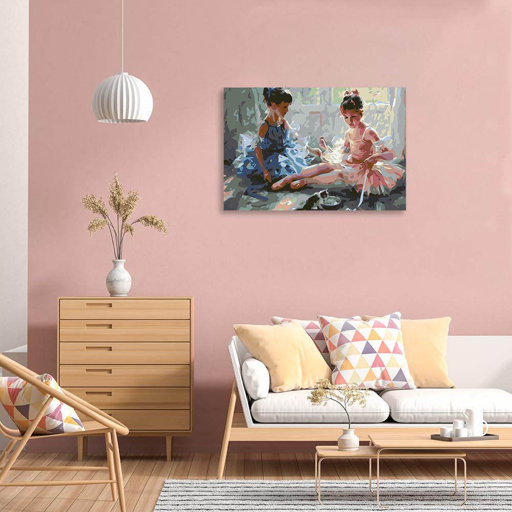 Malen nach Zahlen - Zwei Ballerinas 4577