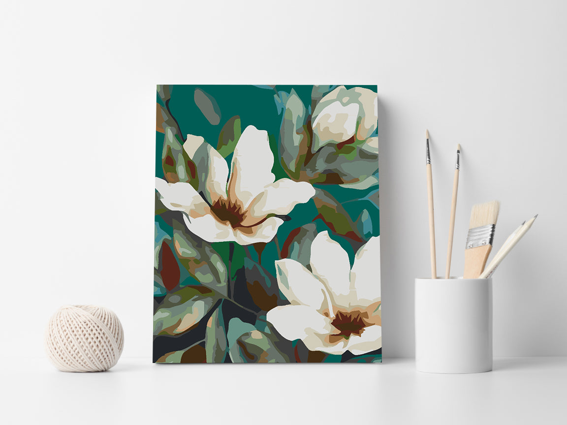 Pictura pe numere - Flori 4580