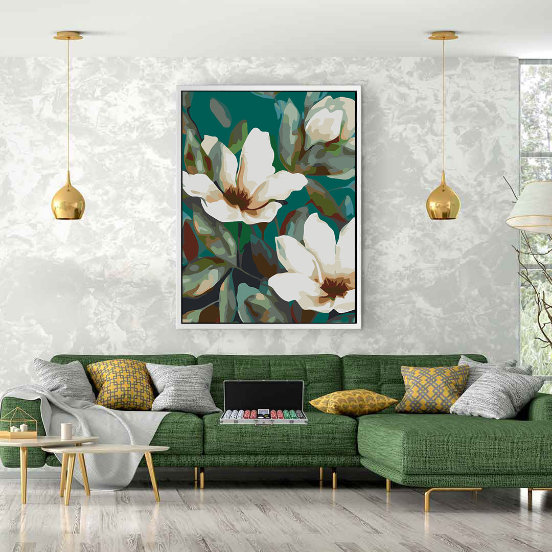 Pictura pe numere - Flori 4580