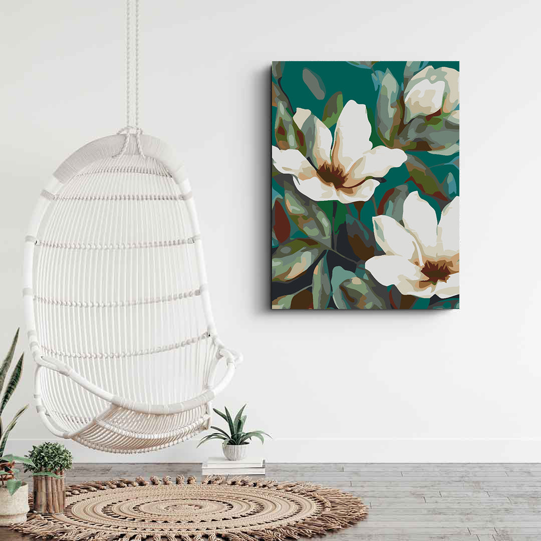 Pictura pe numere - Flori 4580