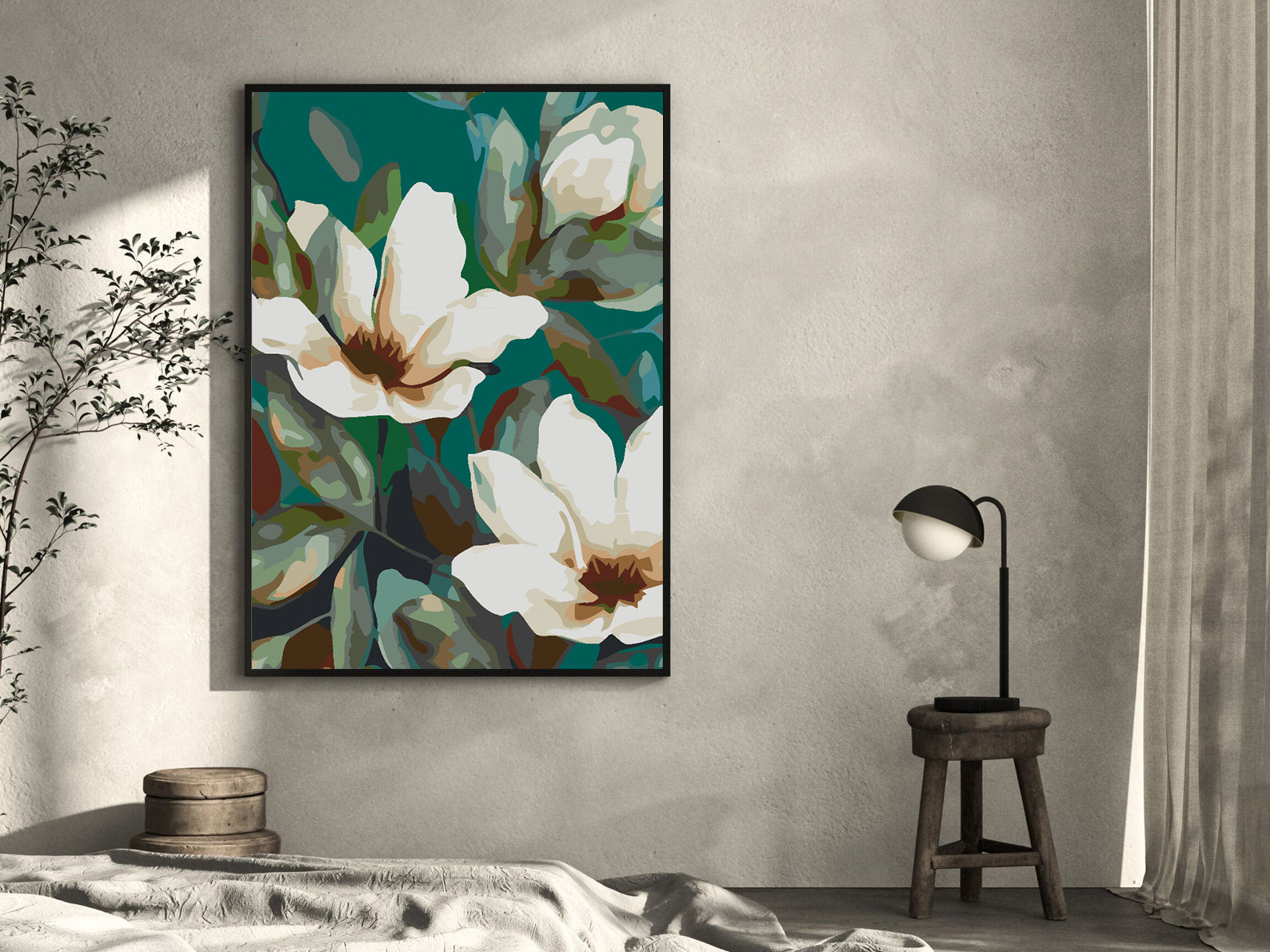 Pictura pe numere - Flori 4580