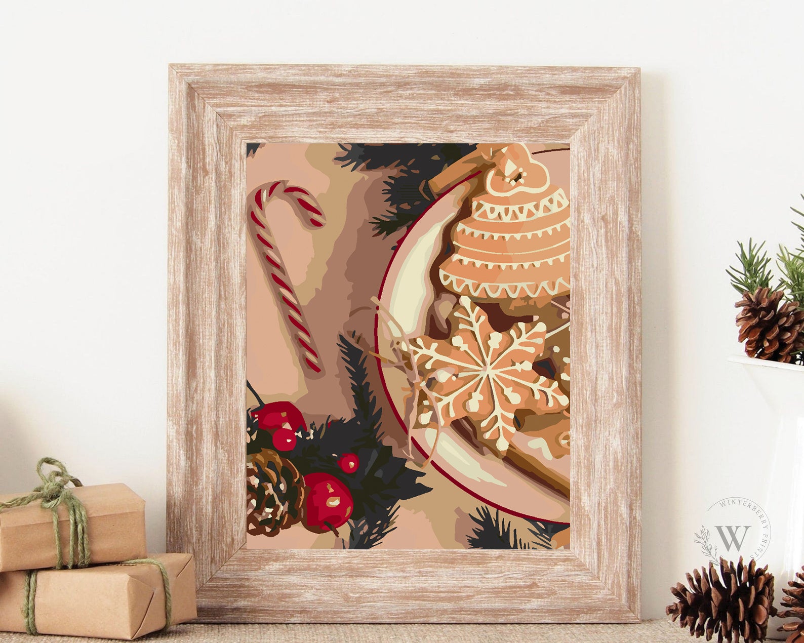 Malen nach Zahlen - Weihnachtssüßigkeiten 4585