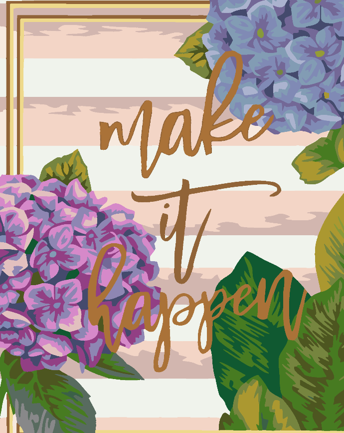 Malen nach Zahlen - Make it Happen 4586