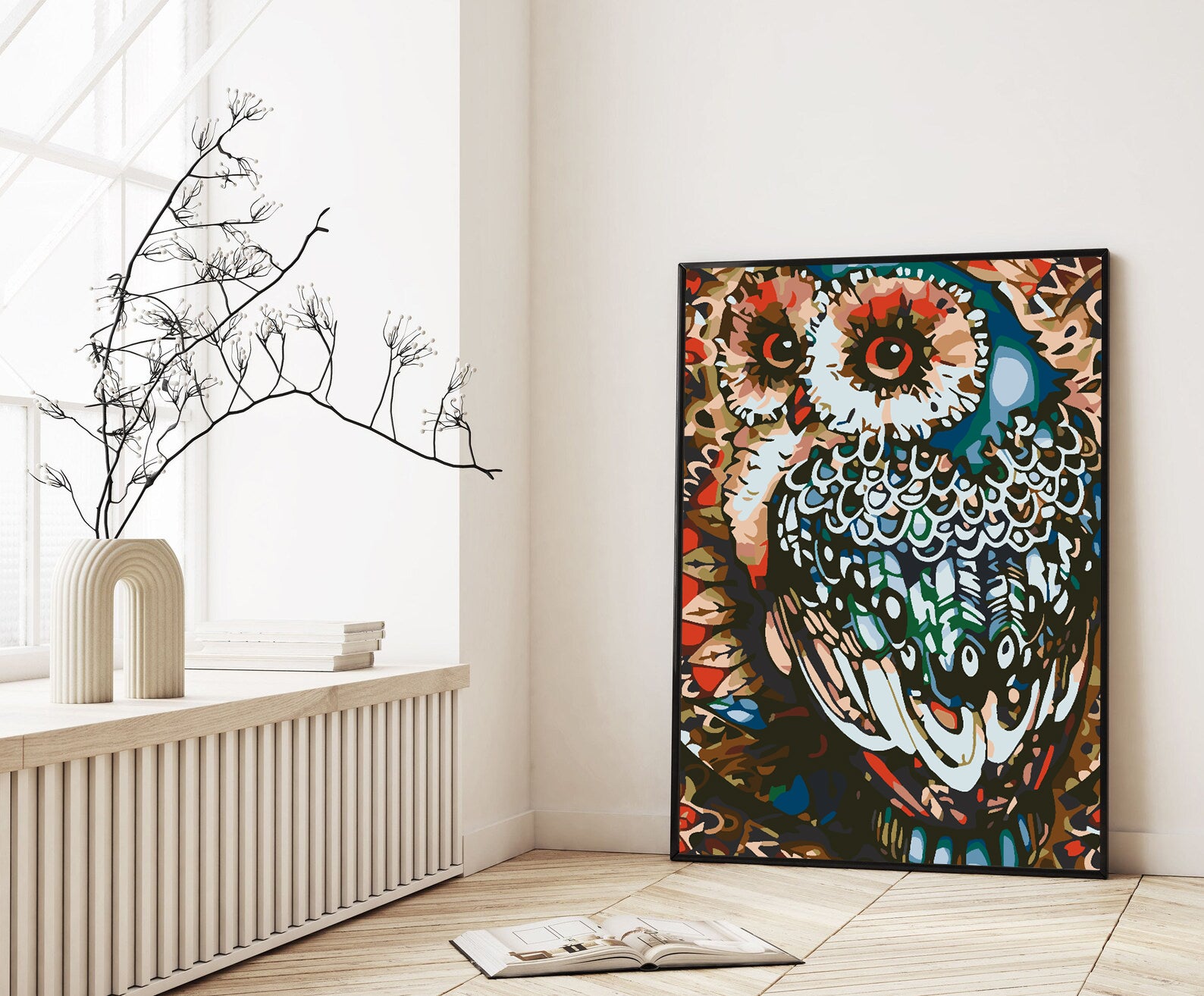 Malen nach Zahlen - Eule 4587