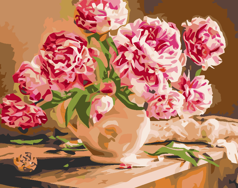 Malen nach Zahlen - Blumen 4589