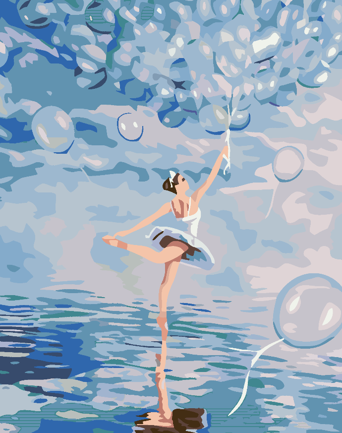 Malen nach Zahlen - Ballerina 4591