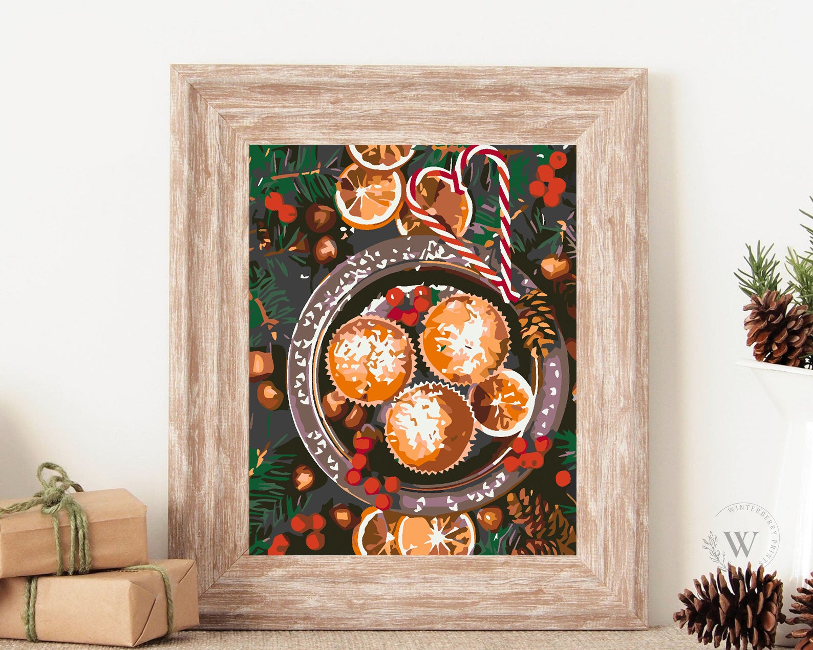 Malen nach Zahlen - Weihnachtssüßigkeiten 4592