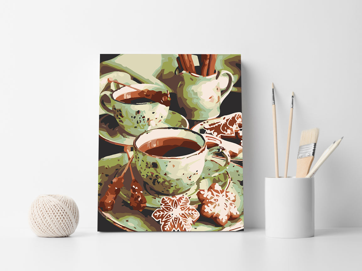 Malen nach Zahlen - Weihnachtssüßigkeiten 4593