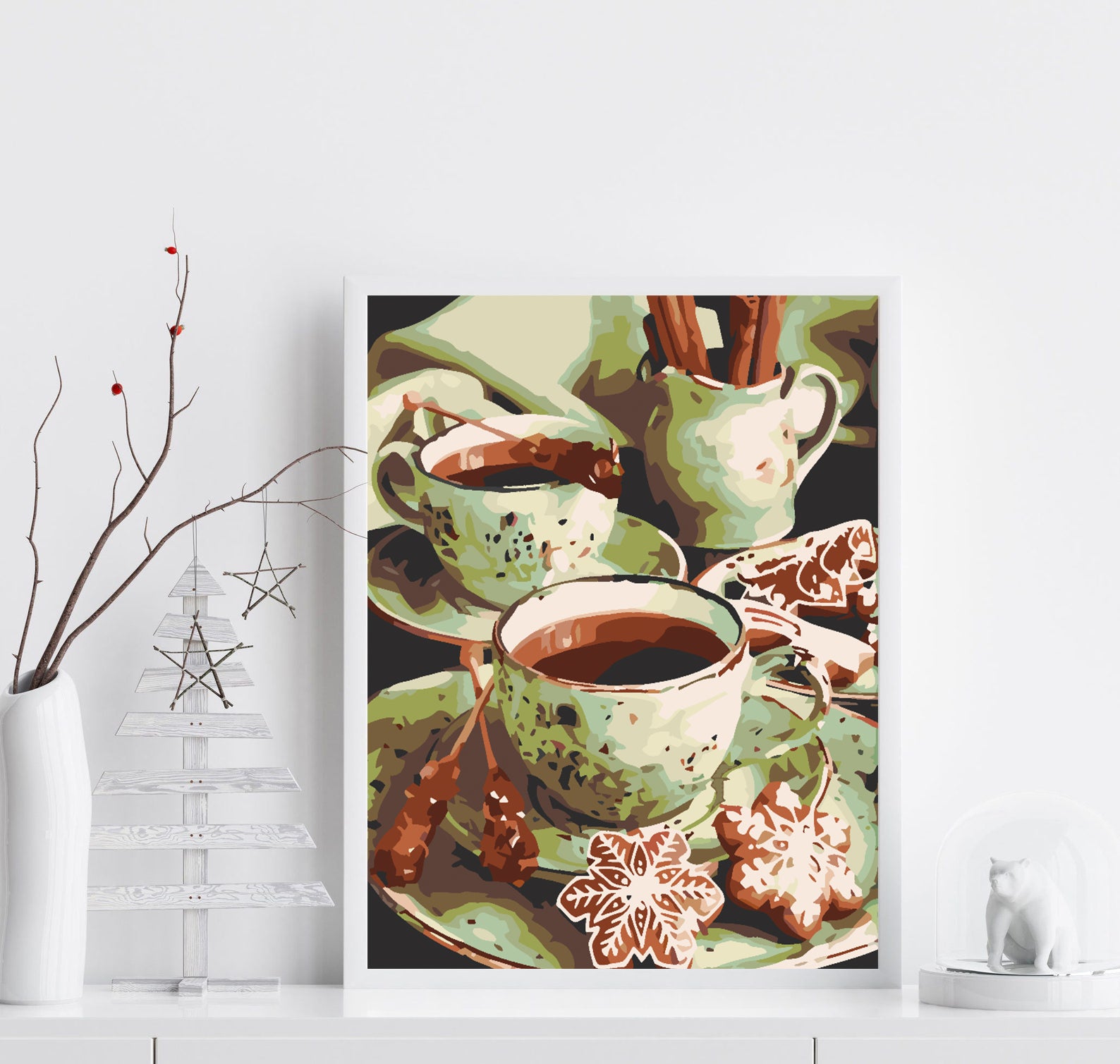 Malen nach Zahlen - Weihnachtssüßigkeiten 4593