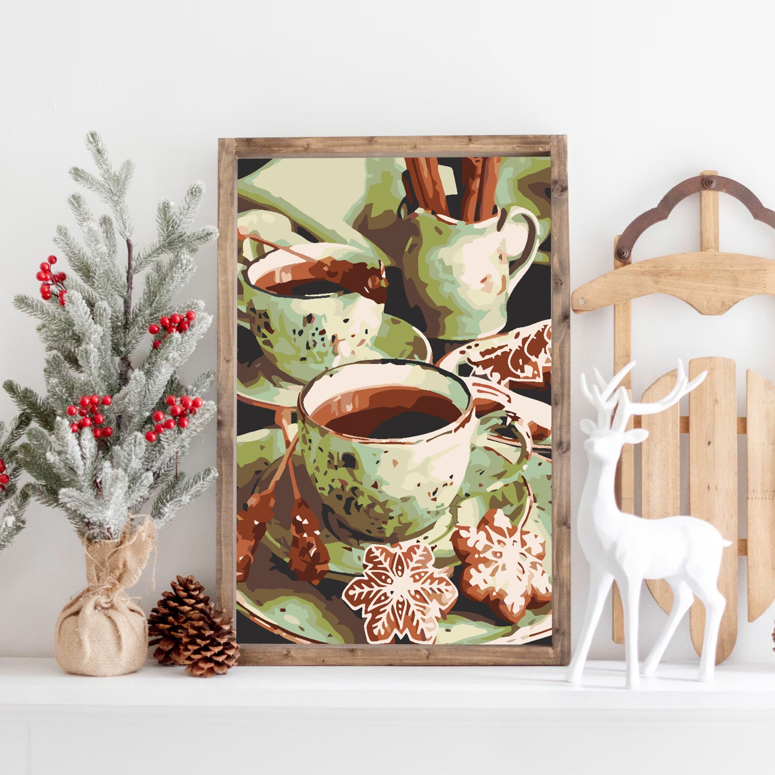 Malen nach Zahlen - Weihnachtssüßigkeiten 4593