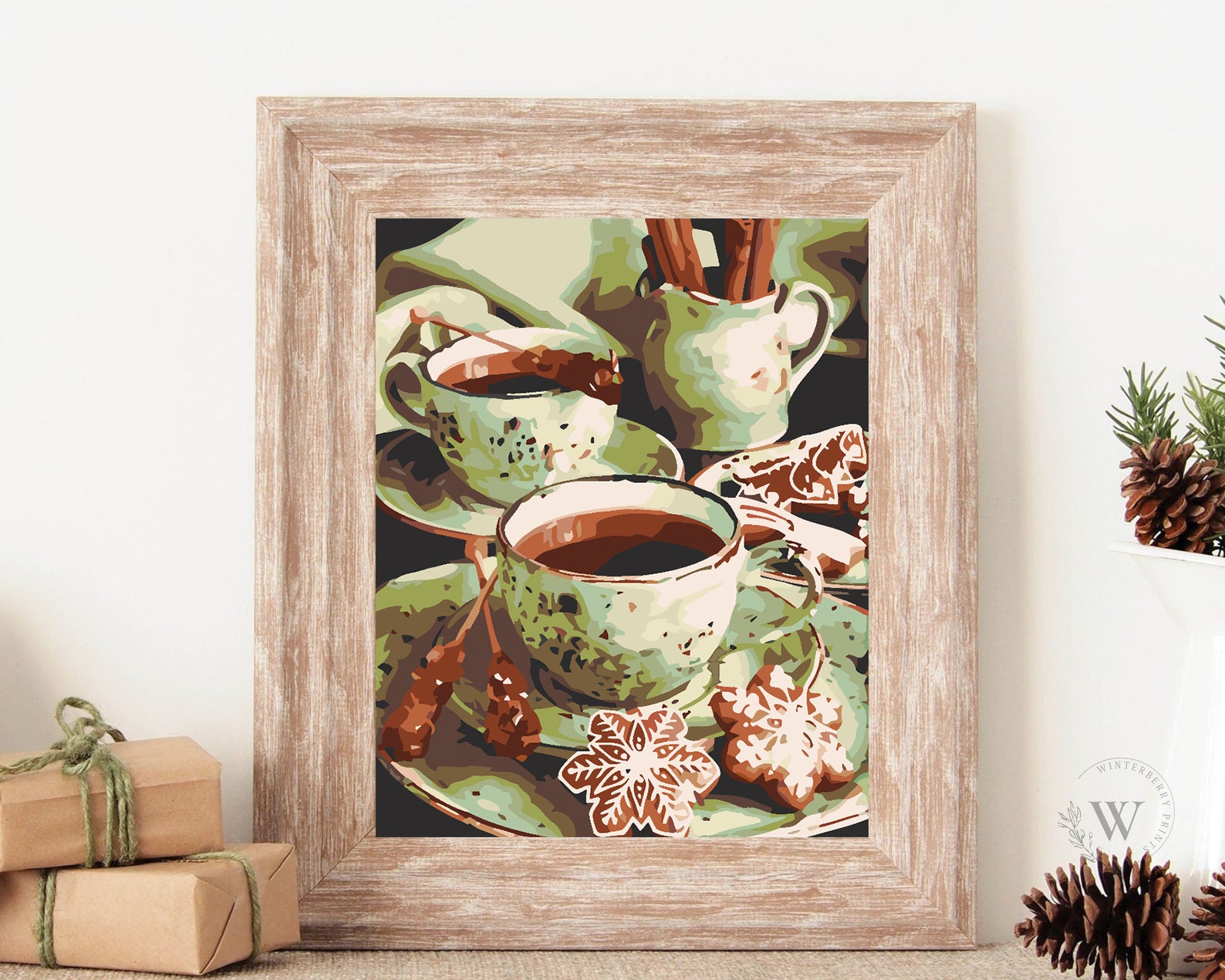 Malen nach Zahlen - Weihnachtssüßigkeiten 4593