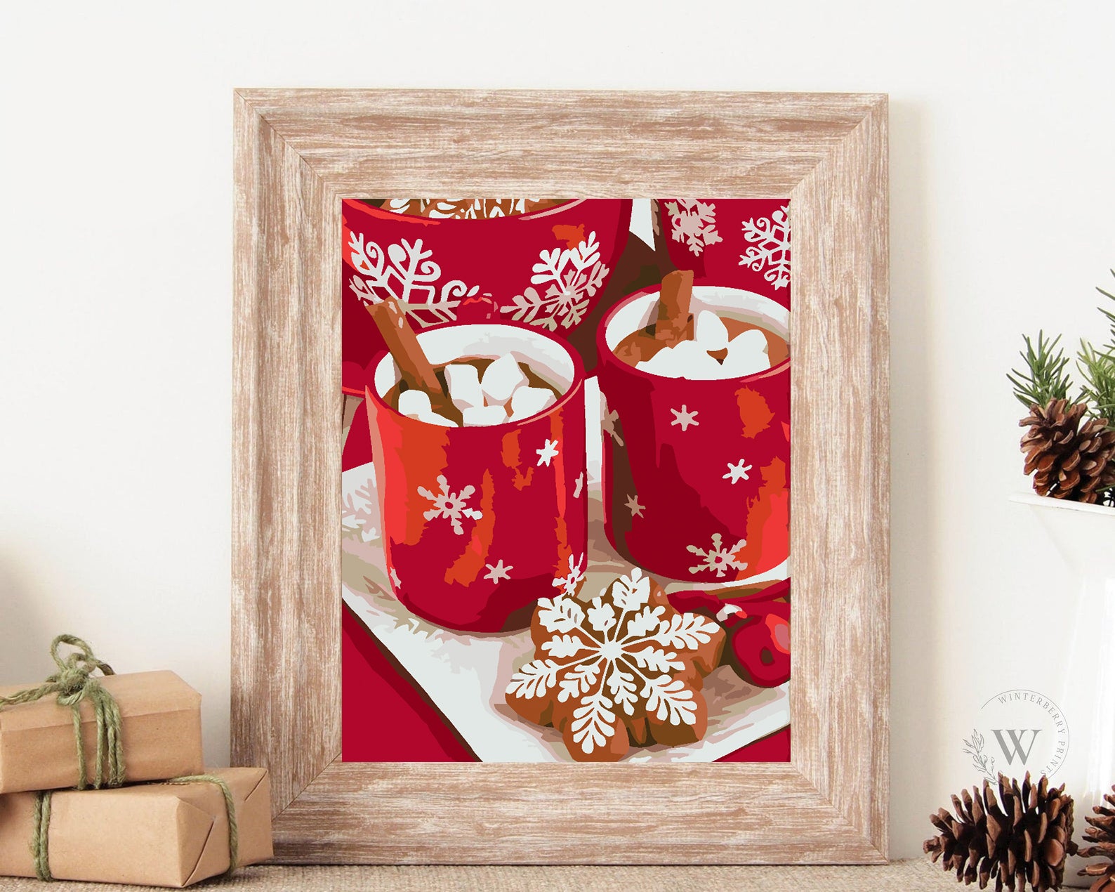 Malen nach Zahlen - Weihnachtsgetränke 4594