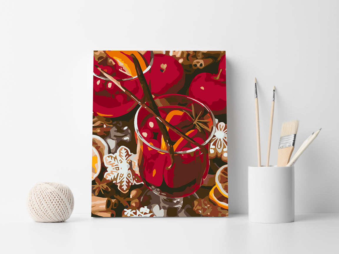 Malen nach Zahlen - Wintergetränke 4595