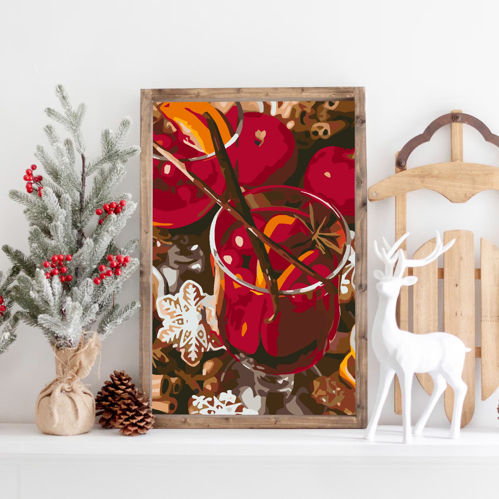 Malen nach Zahlen - Wintergetränke 4595