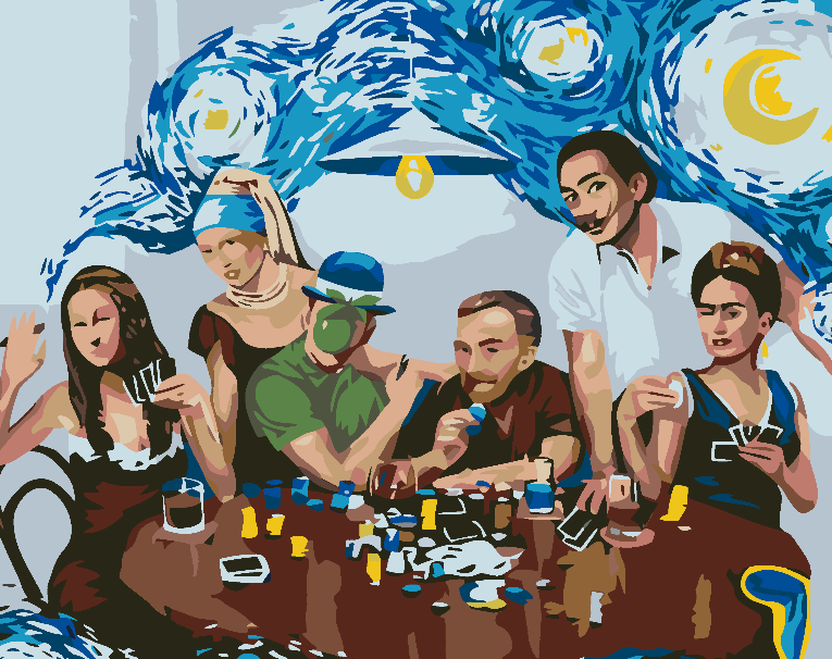 Malen nach Zahlen - Spieleabend 4596