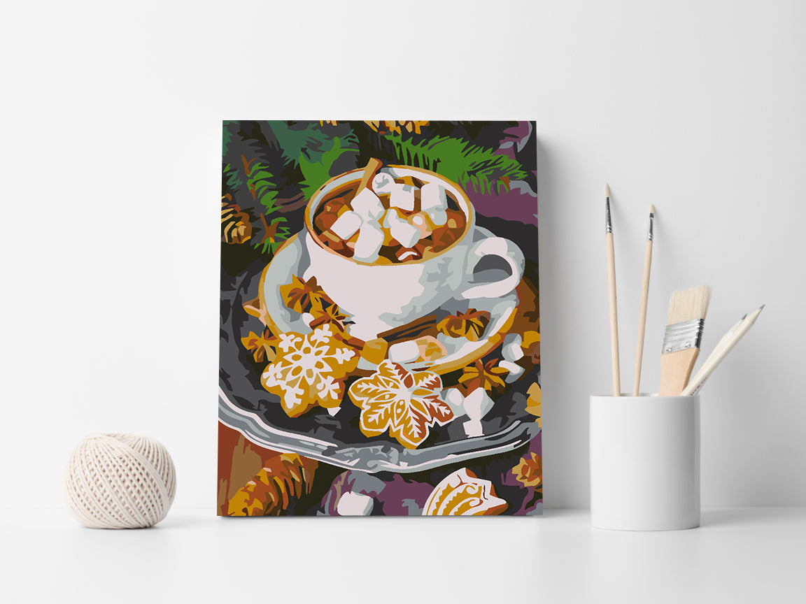 Malen nach Zahlen - Weihnachtssüßigkeiten 4598