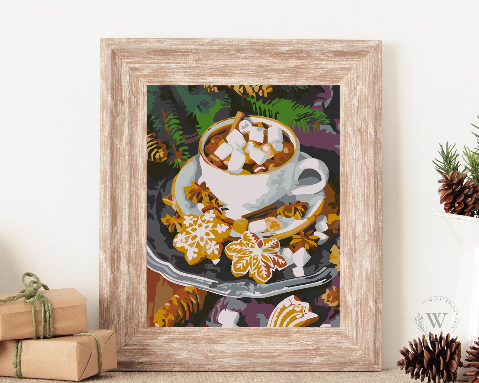 Malen nach Zahlen - Weihnachtssüßigkeiten 4598