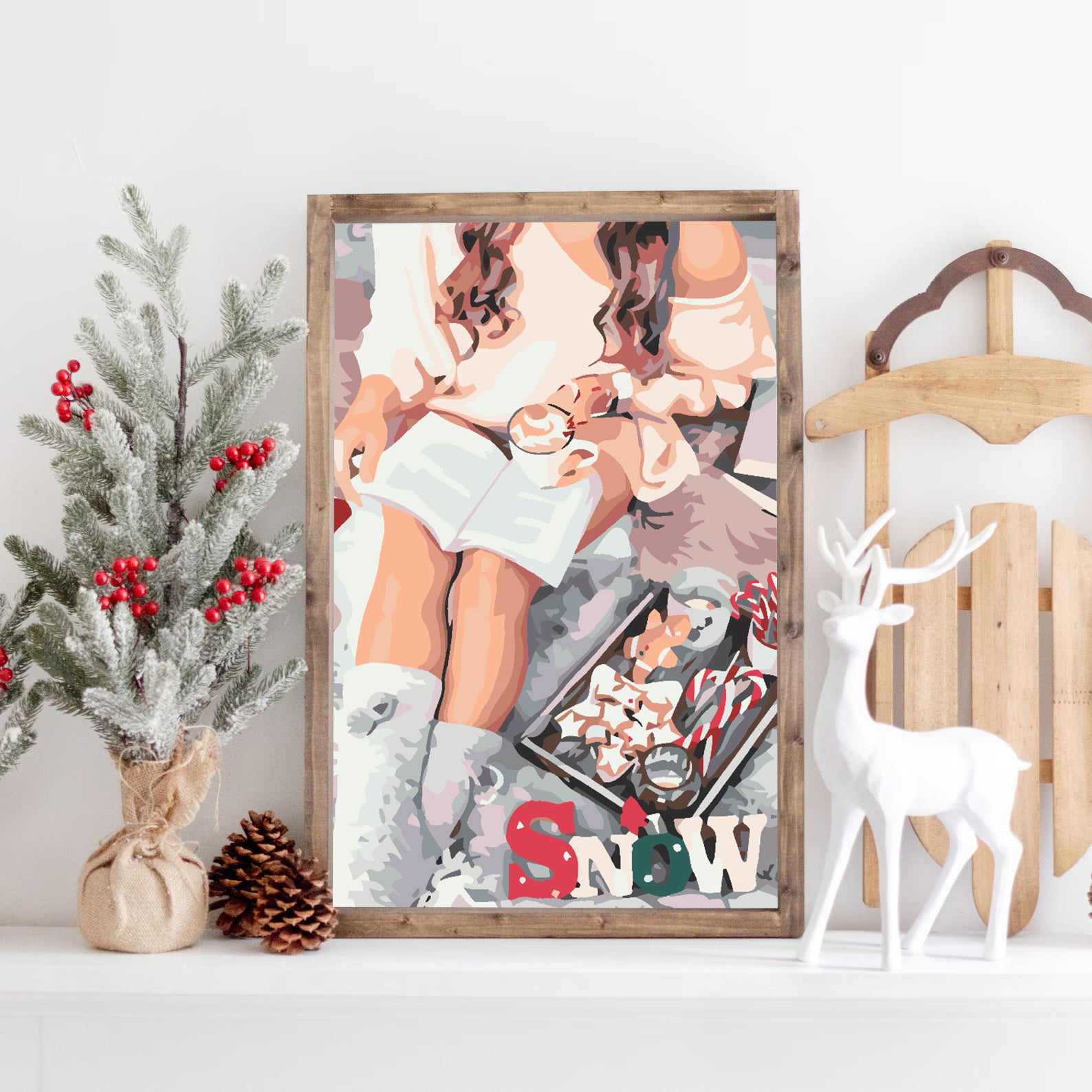 Malen nach Zahlen - Winterstimmung 4599