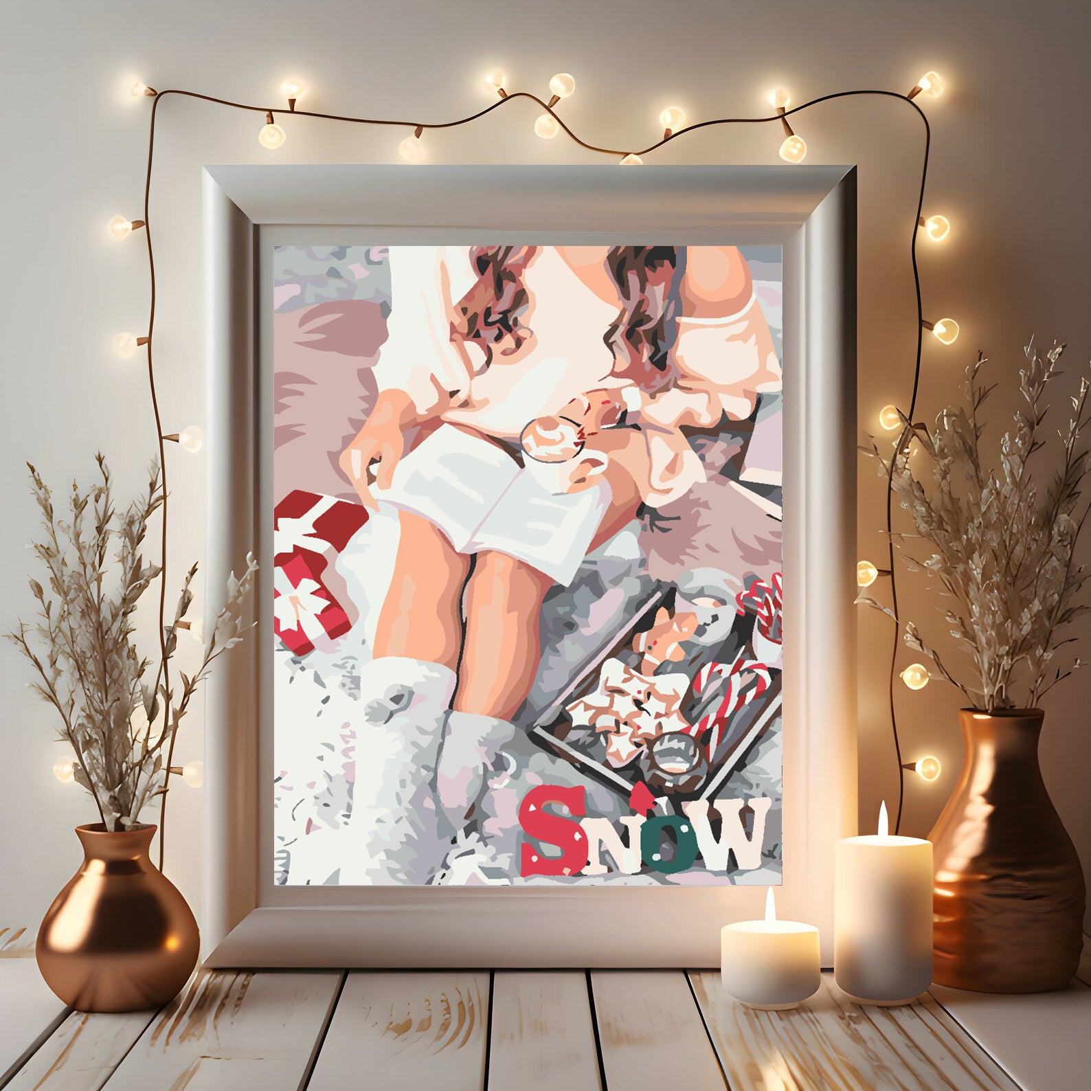 Malen nach Zahlen - Winterstimmung 4599