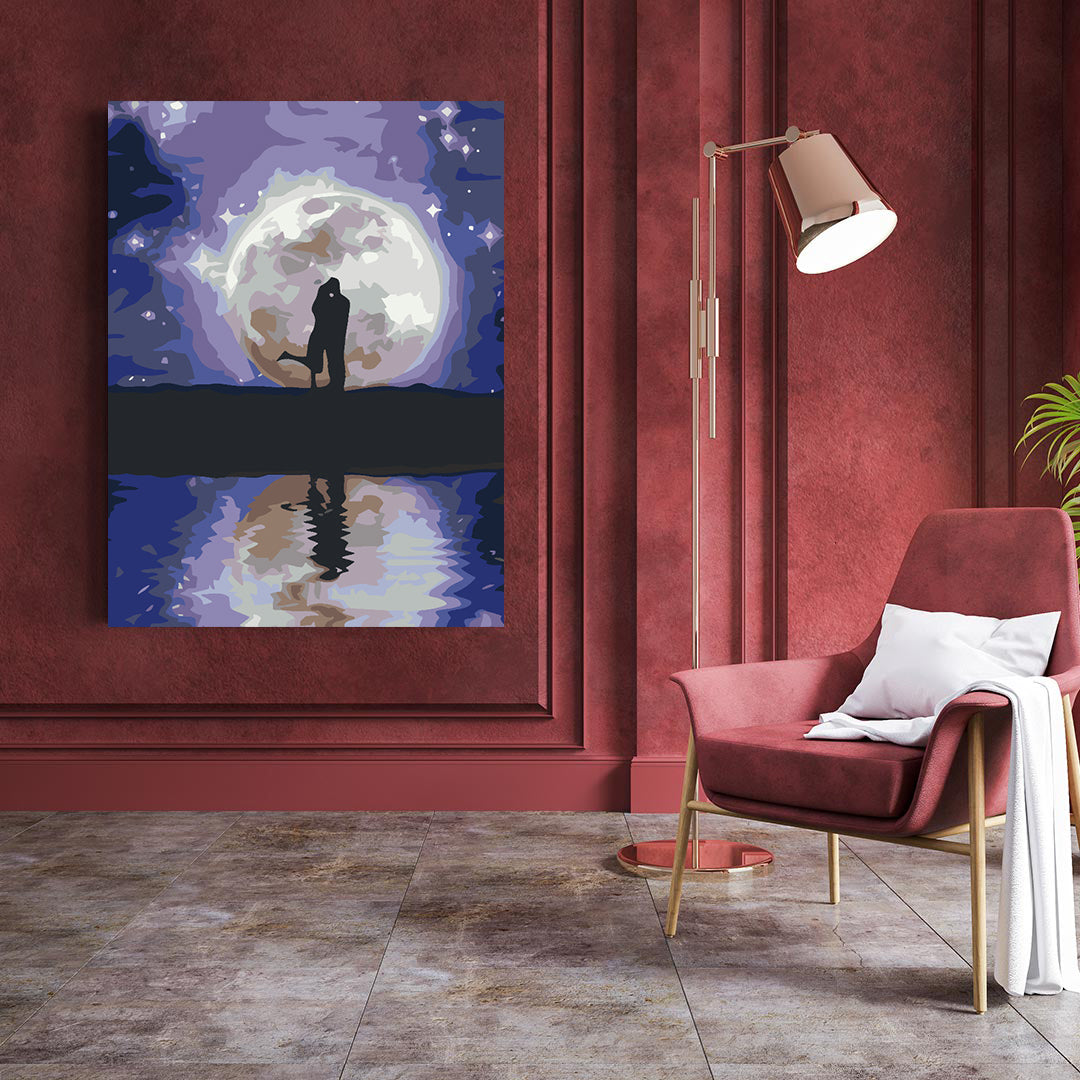 Malen nach Zahlen - Liebe auf dem Mond 4601