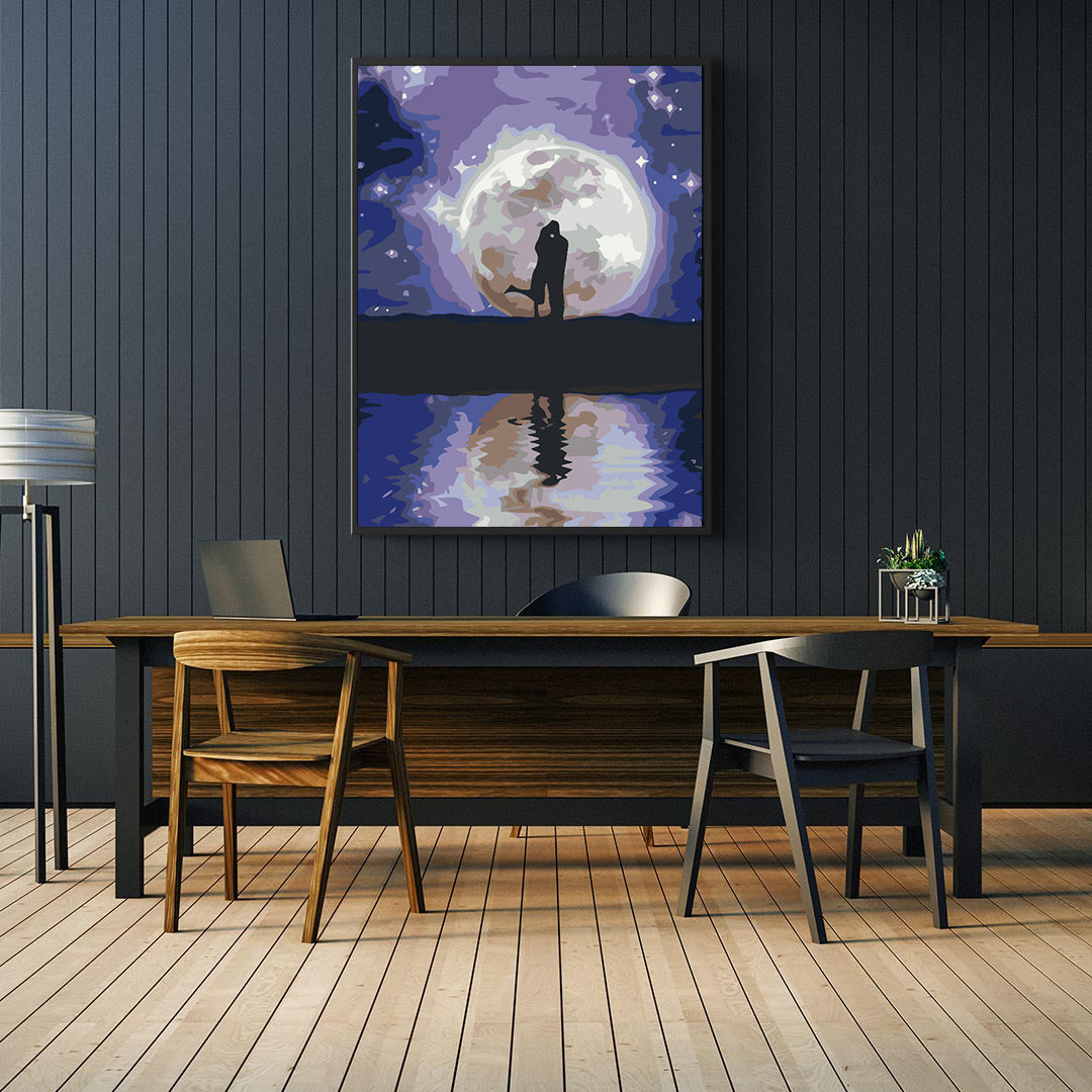 Malen nach Zahlen - Liebe auf dem Mond 4601