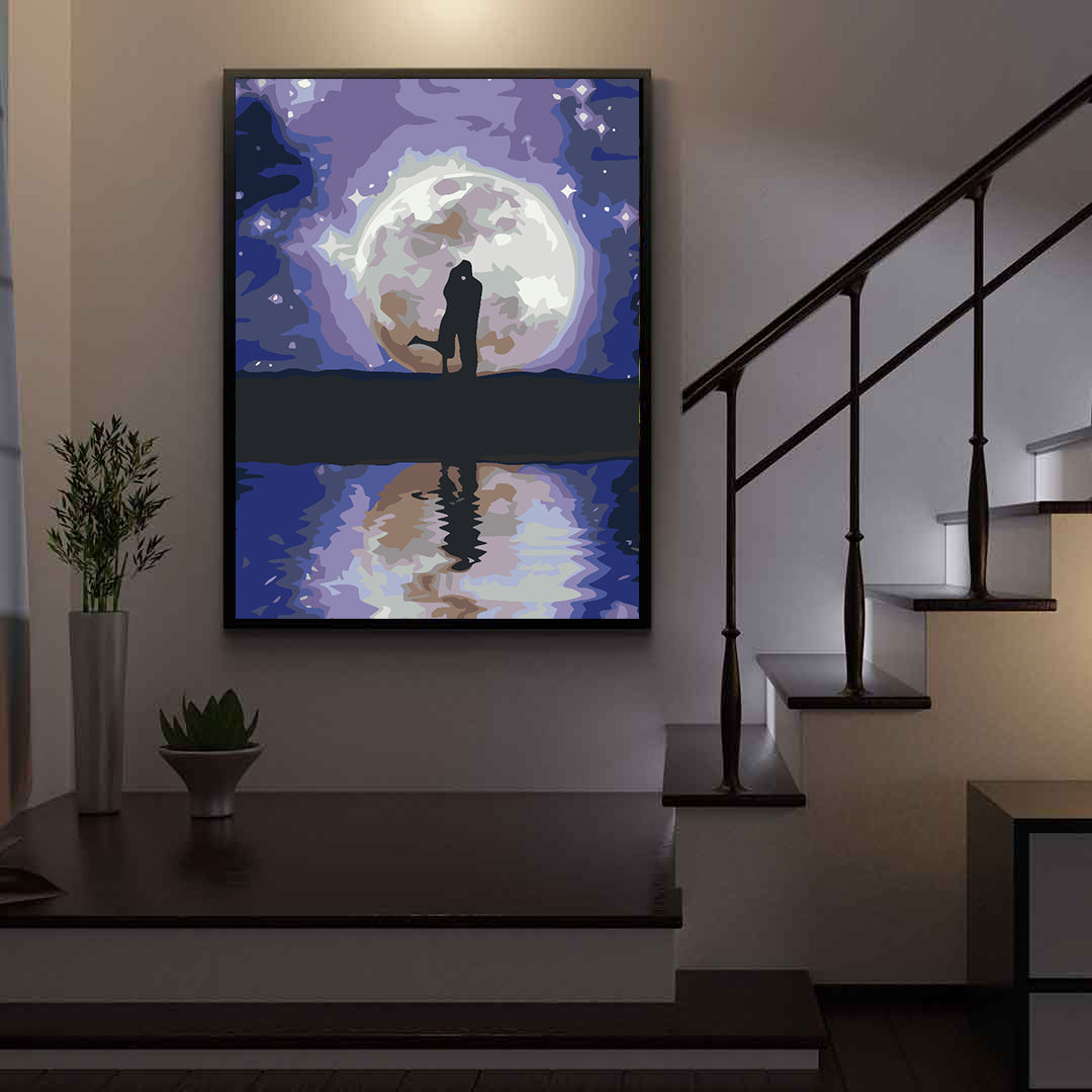 Malen nach Zahlen - Liebe auf dem Mond 4601