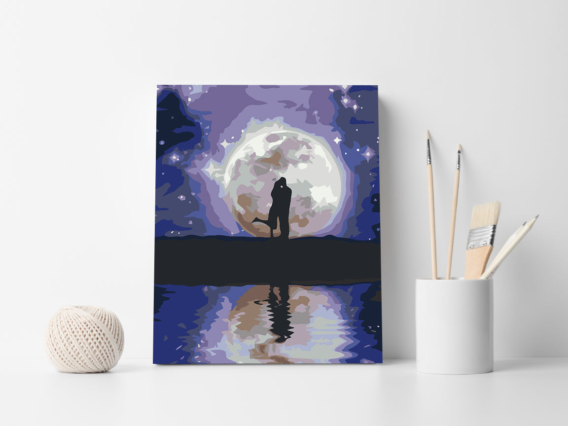 Malen nach Zahlen - Liebe auf dem Mond 4601