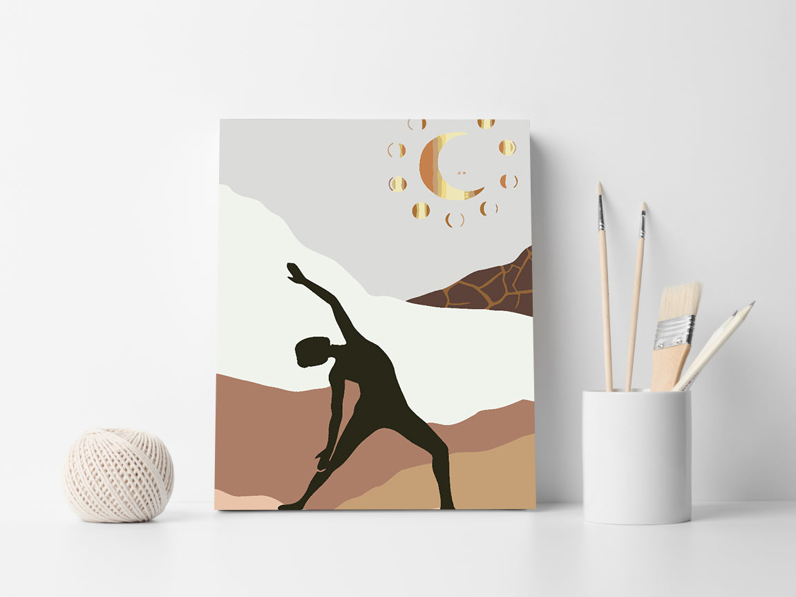 Malen nach Zahlen - Yoga 4607