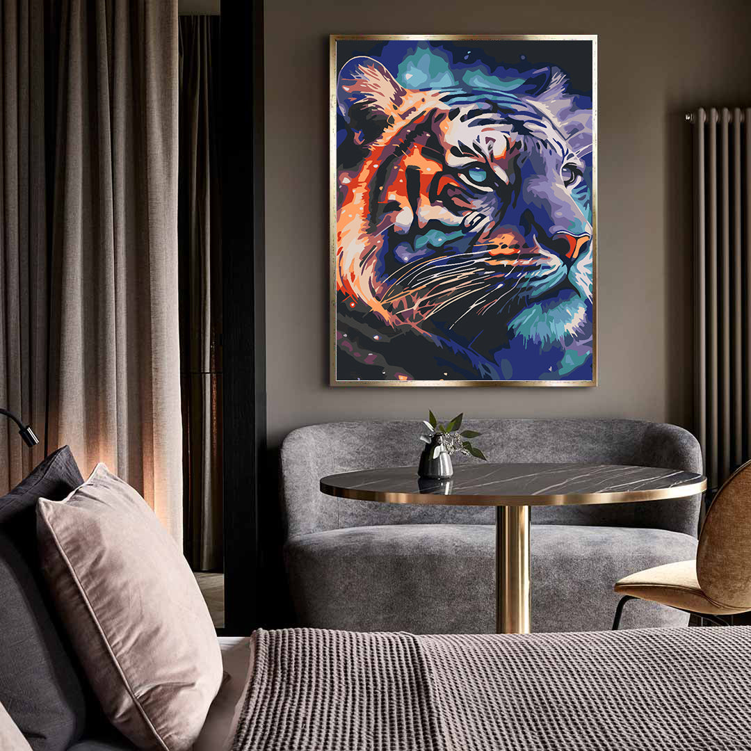 Malen nach Zahlen - Tigerporträt 4609