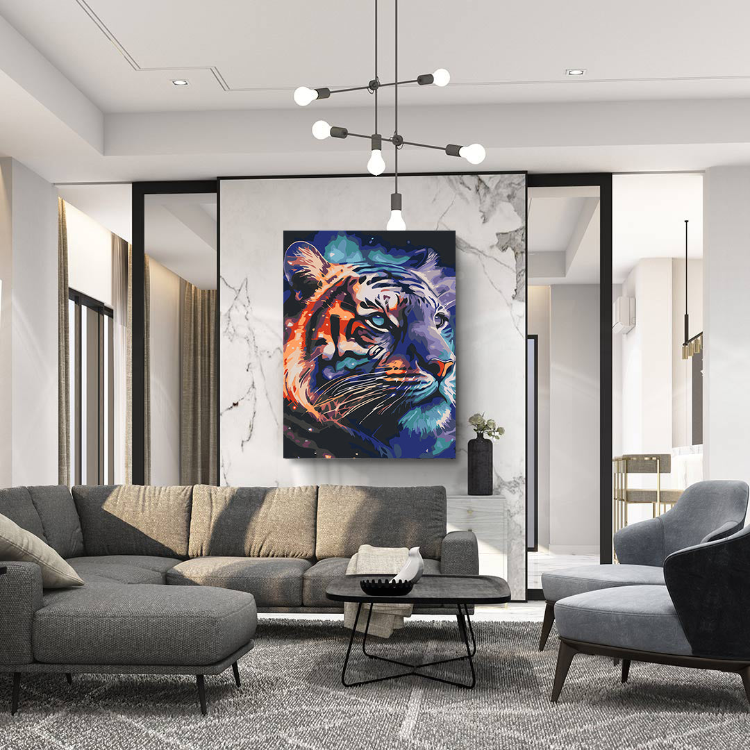 Malen nach Zahlen - Tigerporträt 4609