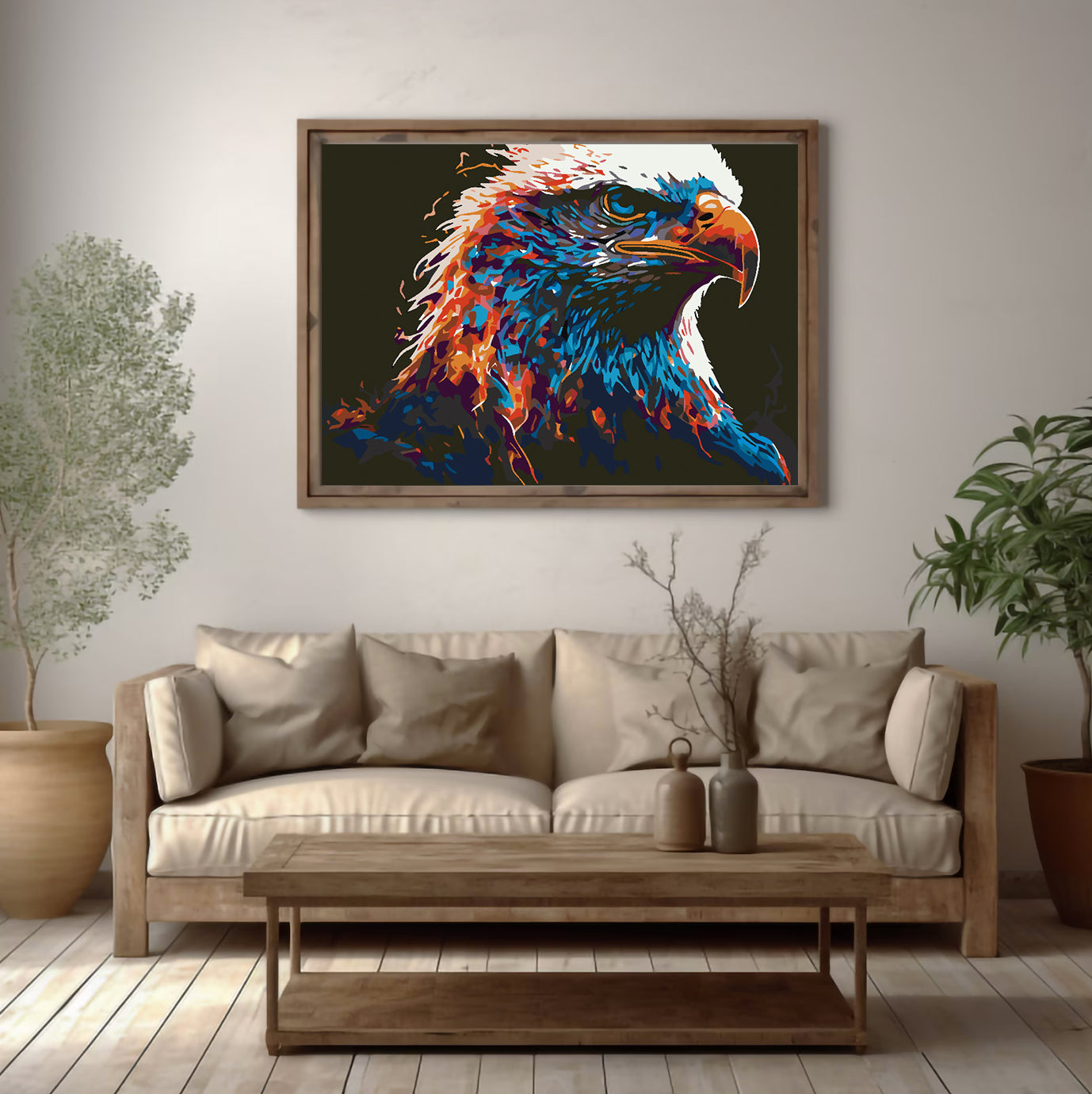 Malen nach Zahlen - Geierporträt 4611