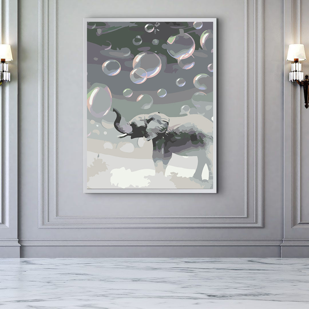 Pictura pe numere - Elefant 4612