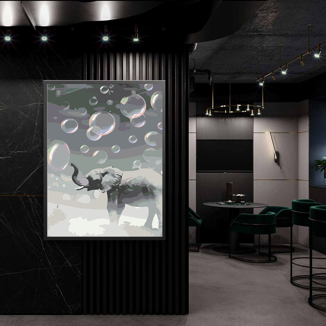 Malen nach Zahlen - Elefant 4612