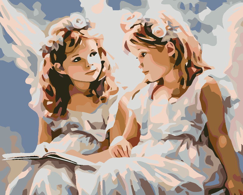 Malen nach Zahlen - Kleine Engel 4614