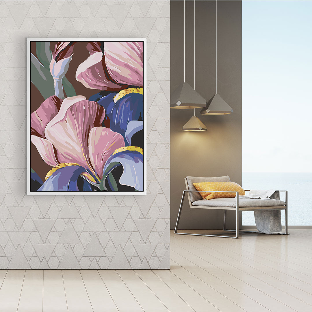 Malen nach Zahlen - Blumen 4618