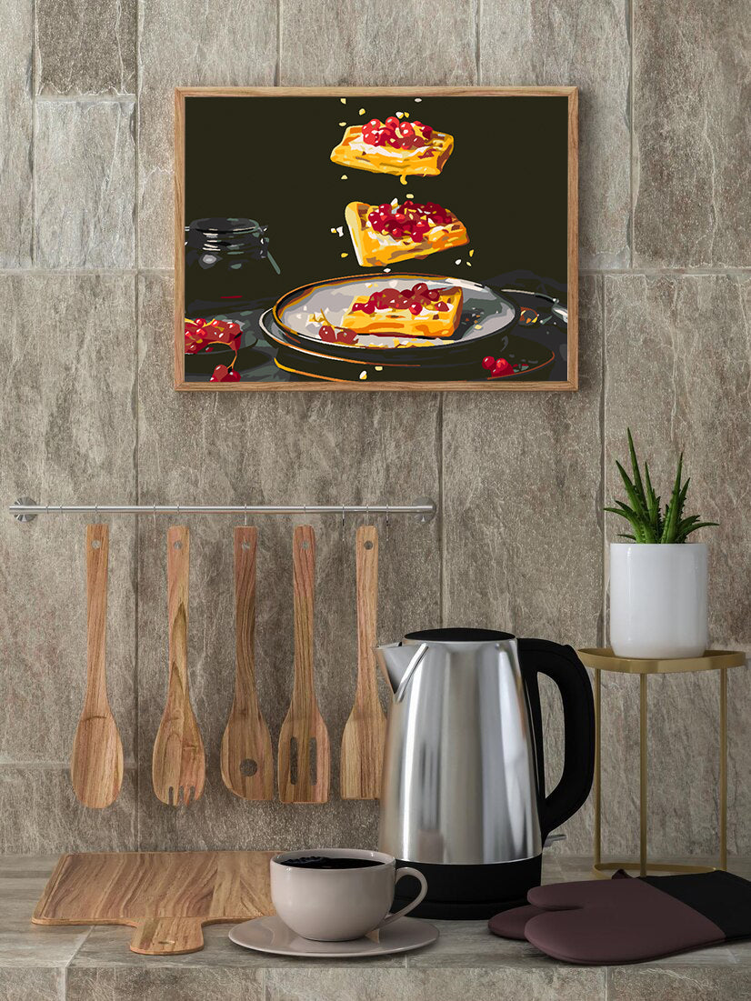 Malen nach Zahlen - Pfannkuchen 4620