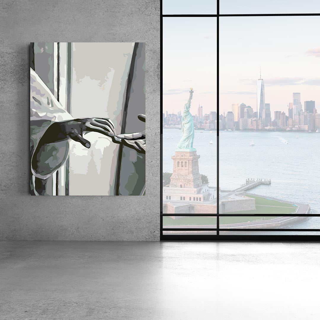 Malen nach Zahlen - Liebe Schwarz und Weiß 4625