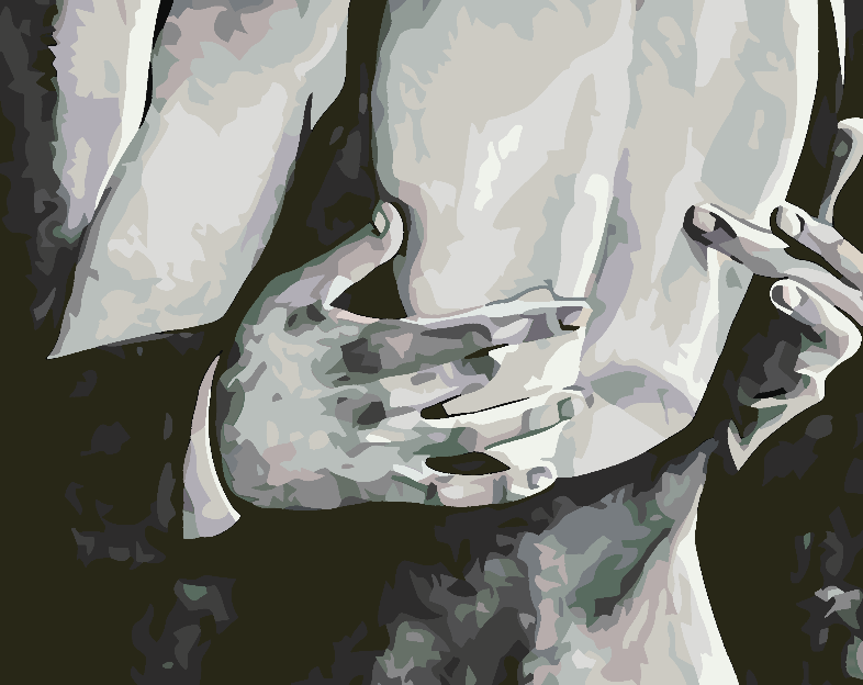 Malen nach Zahlen - Liebe Schwarz und Weiß 4630