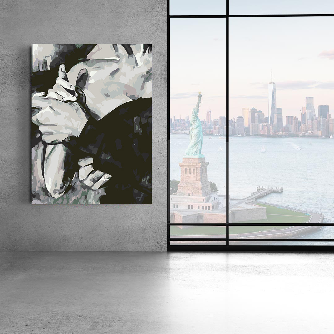 Malen nach Zahlen - Liebe Schwarz und Weiß 4632