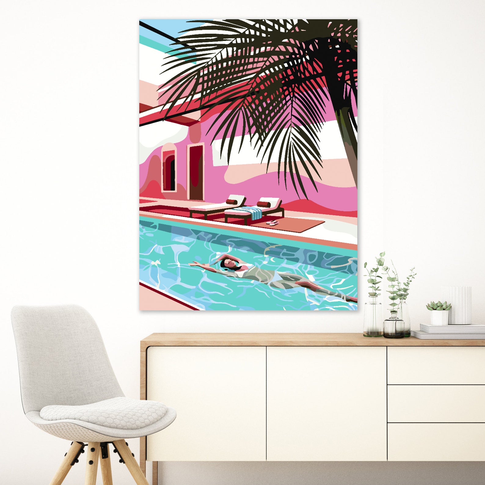 Malen nach Zahlen - Sommerpool 4635